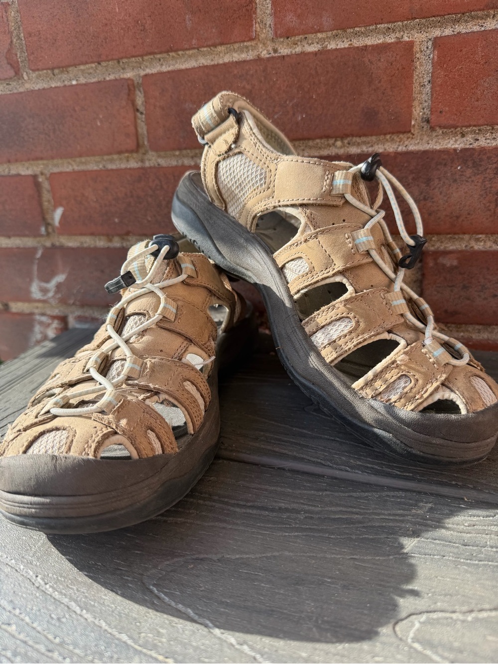 L.L. Bean Sport River Hiking Sandals Outdoor Water Trail Shoes Comfort Size 9